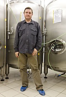 Guests at the brewery