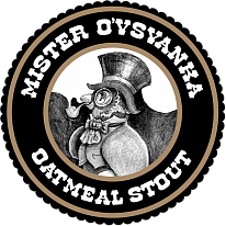 Oatmeal stout "Mr.Ovsyanka", density of 16.0%, alcohol 5.5% of